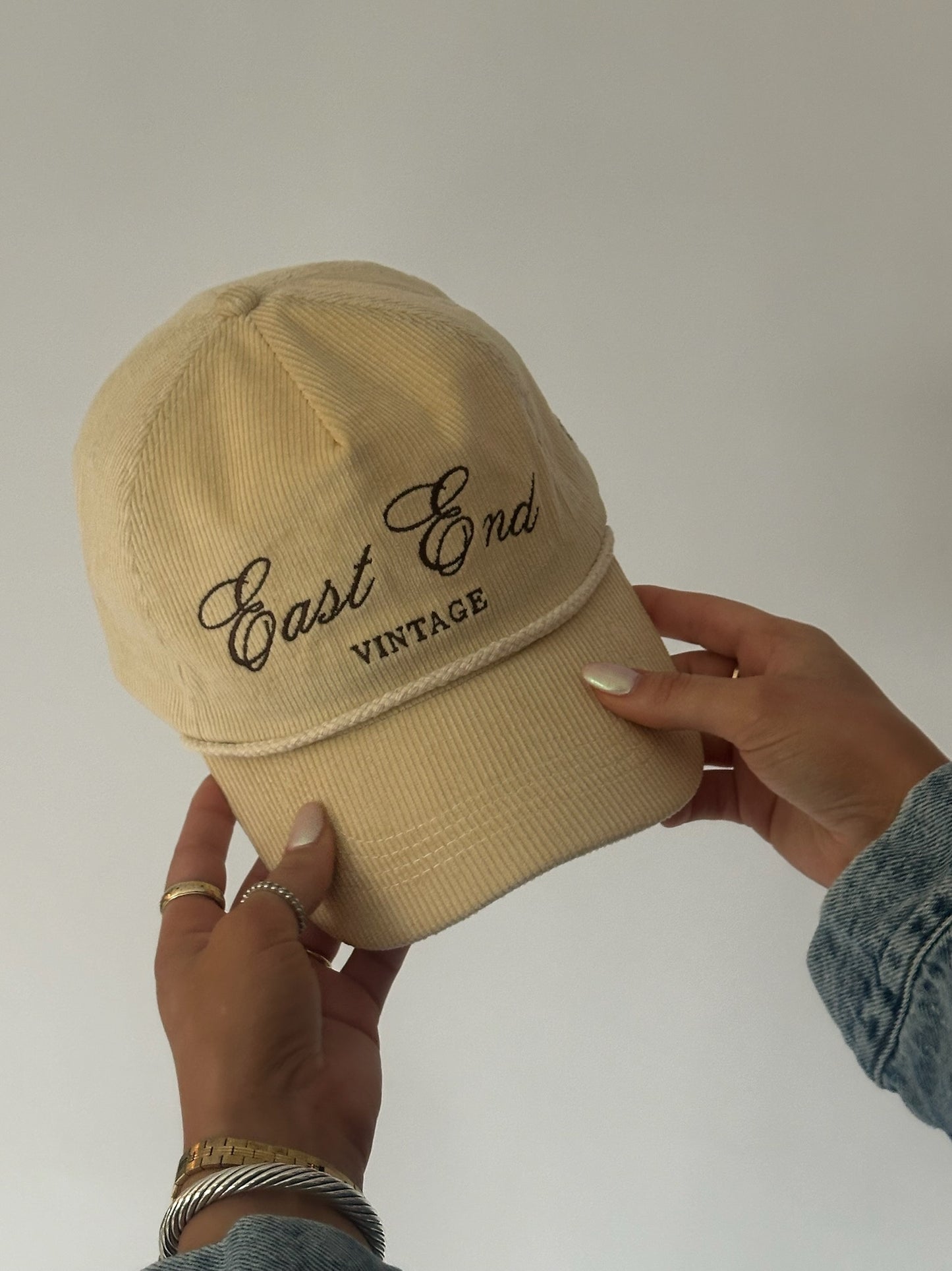 Cream East End Vintage Hat