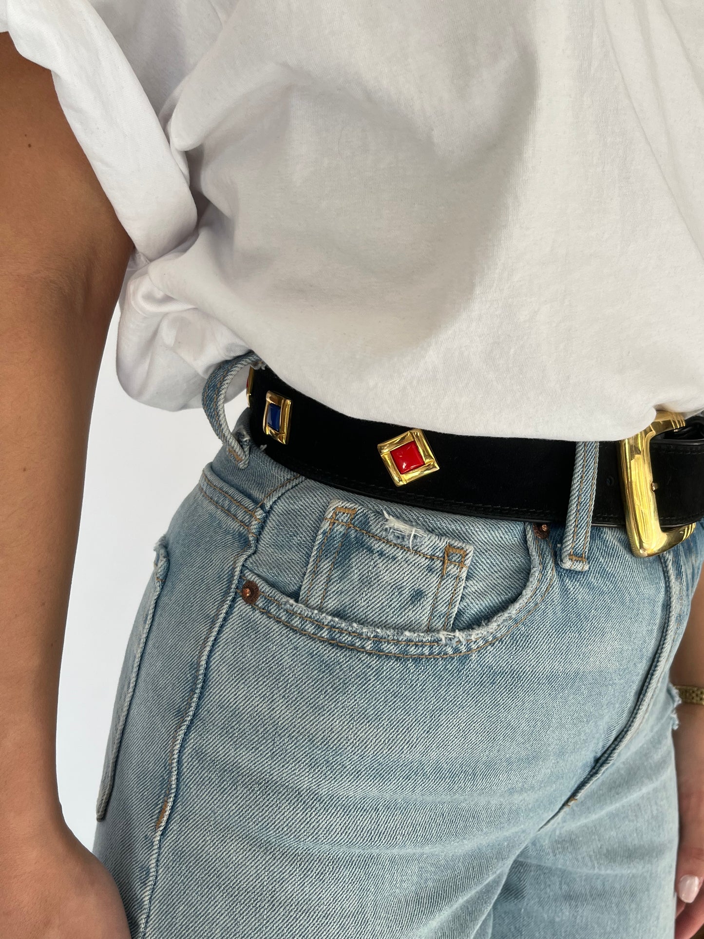 Vintage Escada Jeweled Belt